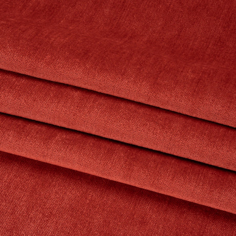 Upholstery Chenille with Latex Backing - Tomato - Tonnet Collection