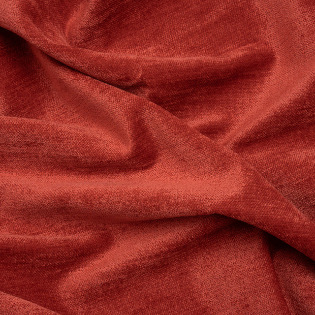 Upholstery Chenille with Latex Backing - Tomato - Tonnet Collection