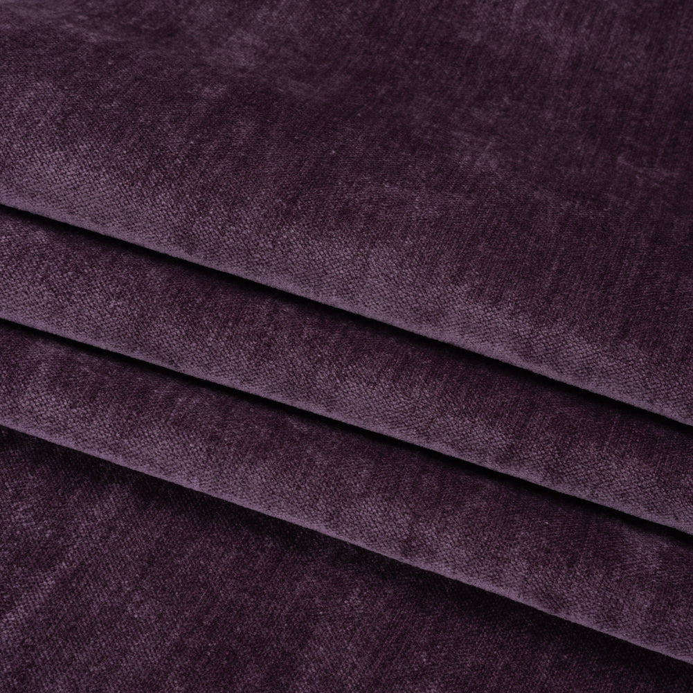 Upholstery Chenille with Latex Backing - Violet - Tonnet Collection