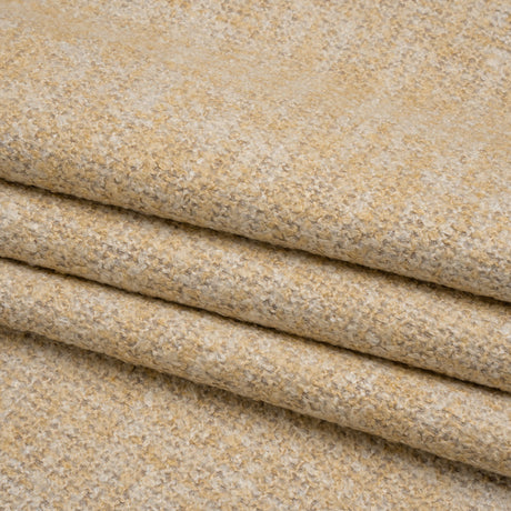 Tweed Upholstery Boucle with Latex Backing - Buttercream - Algrove Collection