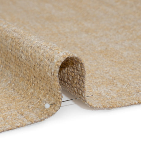 Tweed Upholstery Boucle with Latex Backing - Buttercream - Algrove Collection