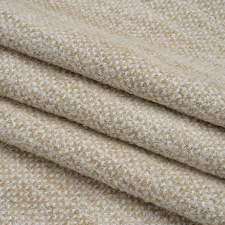 Tweed Upholstery Boucle with Latex Backing - Cream - Algrove Collection
