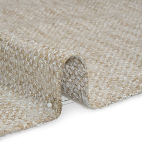 Tweed Upholstery Boucle with Latex Backing - Cream - Algrove Collection