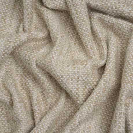Tweed Upholstery Boucle with Latex Backing - Cream - Algrove Collection