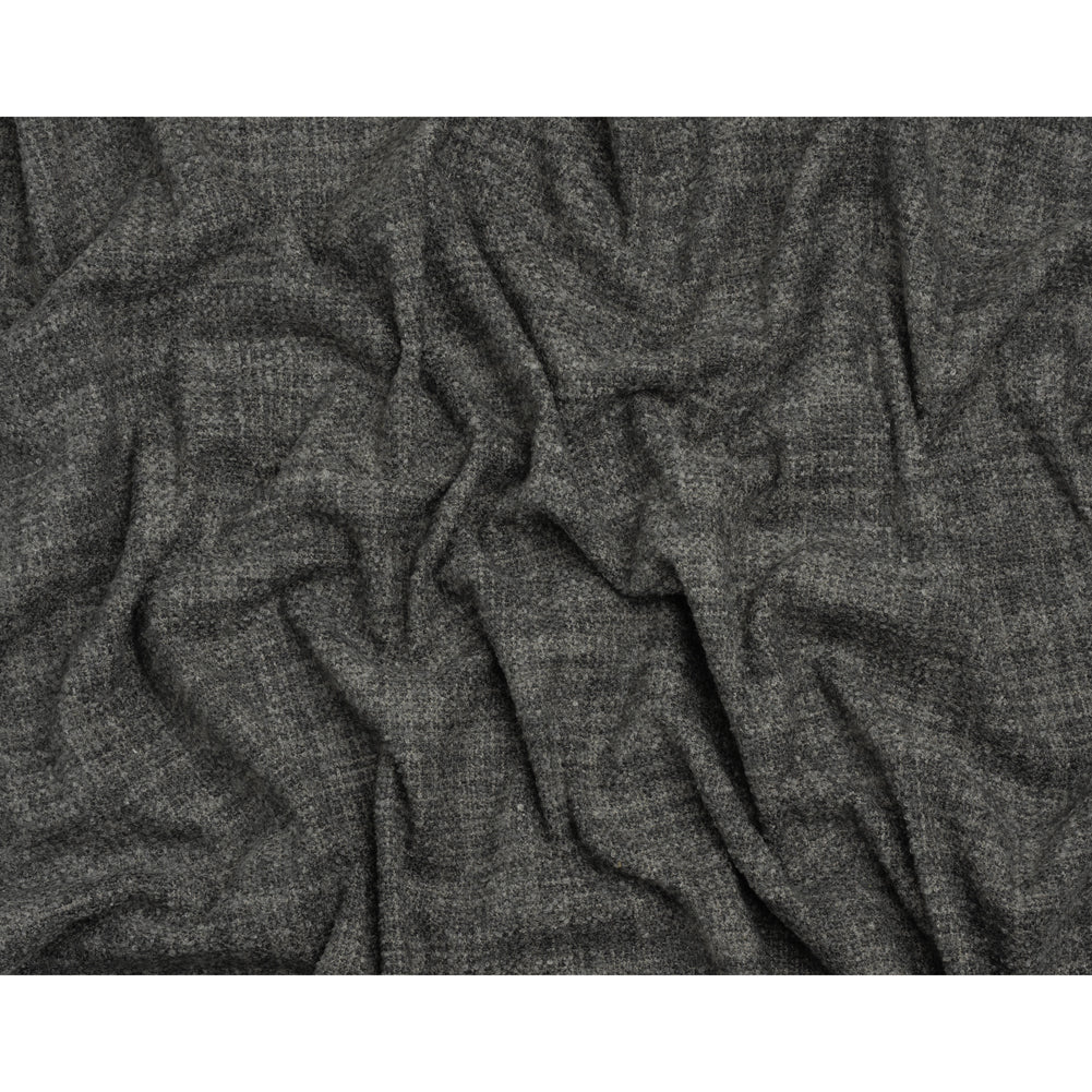 Tweed Upholstery Boucle with Latex Backing - Graphite - Algrove Collection