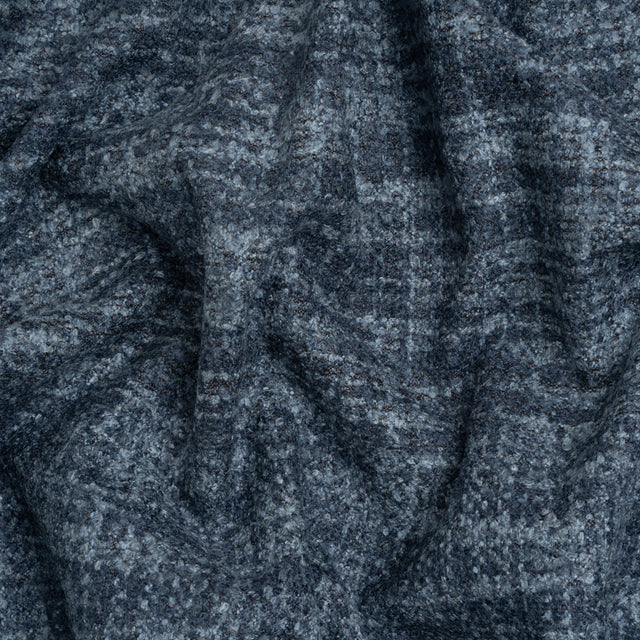 Tweed Upholstery Boucle with Latex Backing - Indigo - Algrove Collection