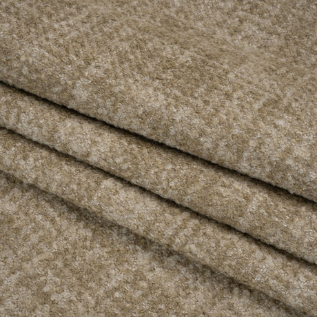 Tweed Upholstery Boucle with Latex Backing - Linen - Algrove Collection