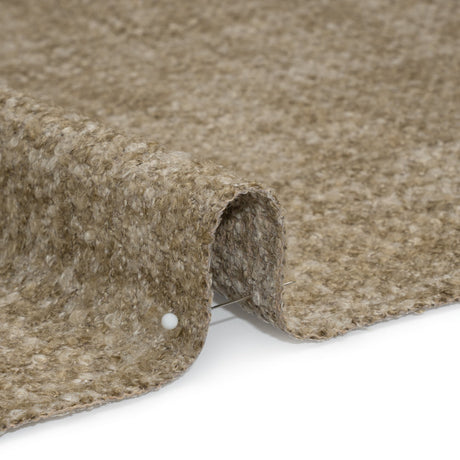 Tweed Upholstery Boucle with Latex Backing - Linen - Algrove Collection