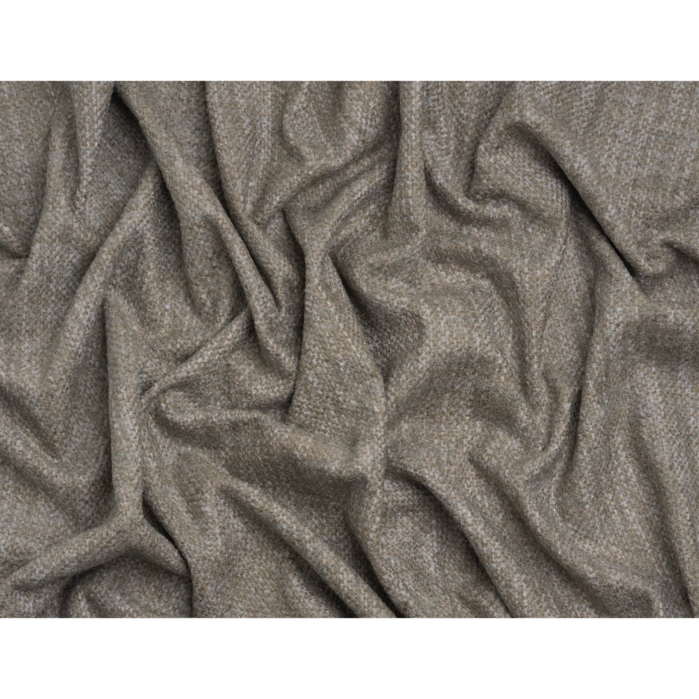 Tweed Upholstery Boucle with Latex Backing - Nickel - Algrove Collection