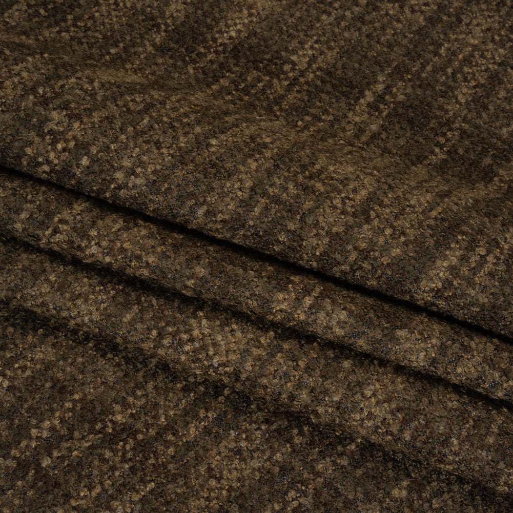 Tweed Upholstery Boucle with Latex Backing - Walnut - Algrove Collection