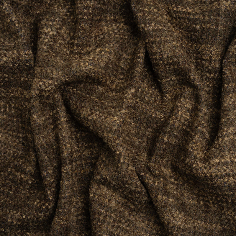 Tweed Upholstery Boucle with Latex Backing - Walnut - Algrove Collection