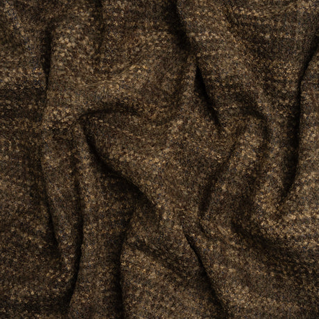 Tweed Upholstery Boucle with Latex Backing - Walnut - Algrove Collection