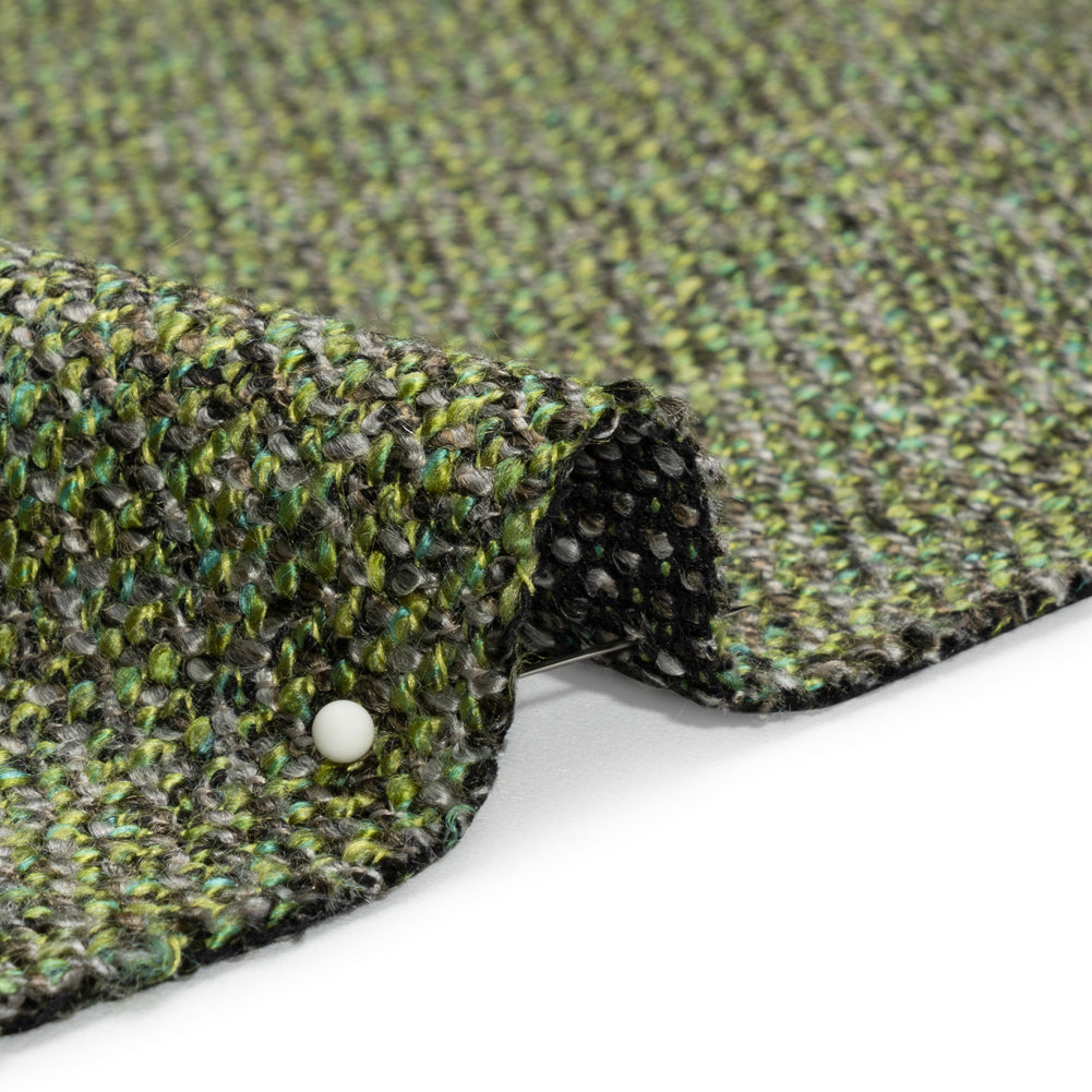 Upholstery Tweed with Latex Backing - Forest - Wyverstone Collection