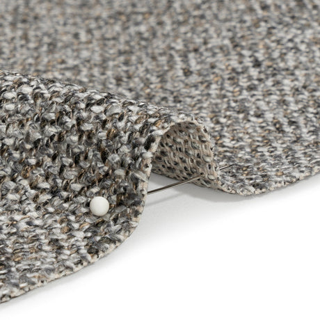 Upholstery Tweed with Latex Backing - Frost Gray - Wyverstone Collection