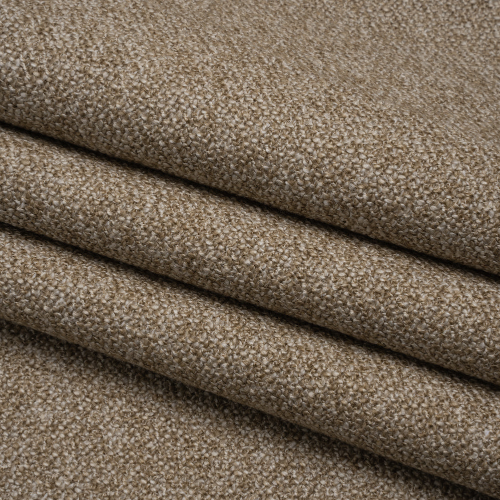 Upholstery Tweed with Latex Backing - Linen - Wyverstone Collection