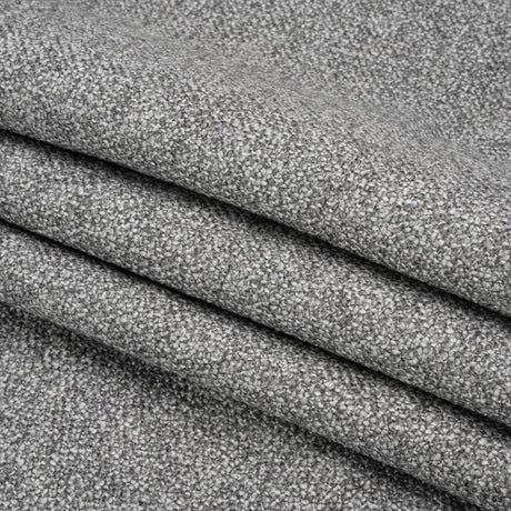 Upholstery Tweed with Latex Backing - Nickel - Wyverstone Collection