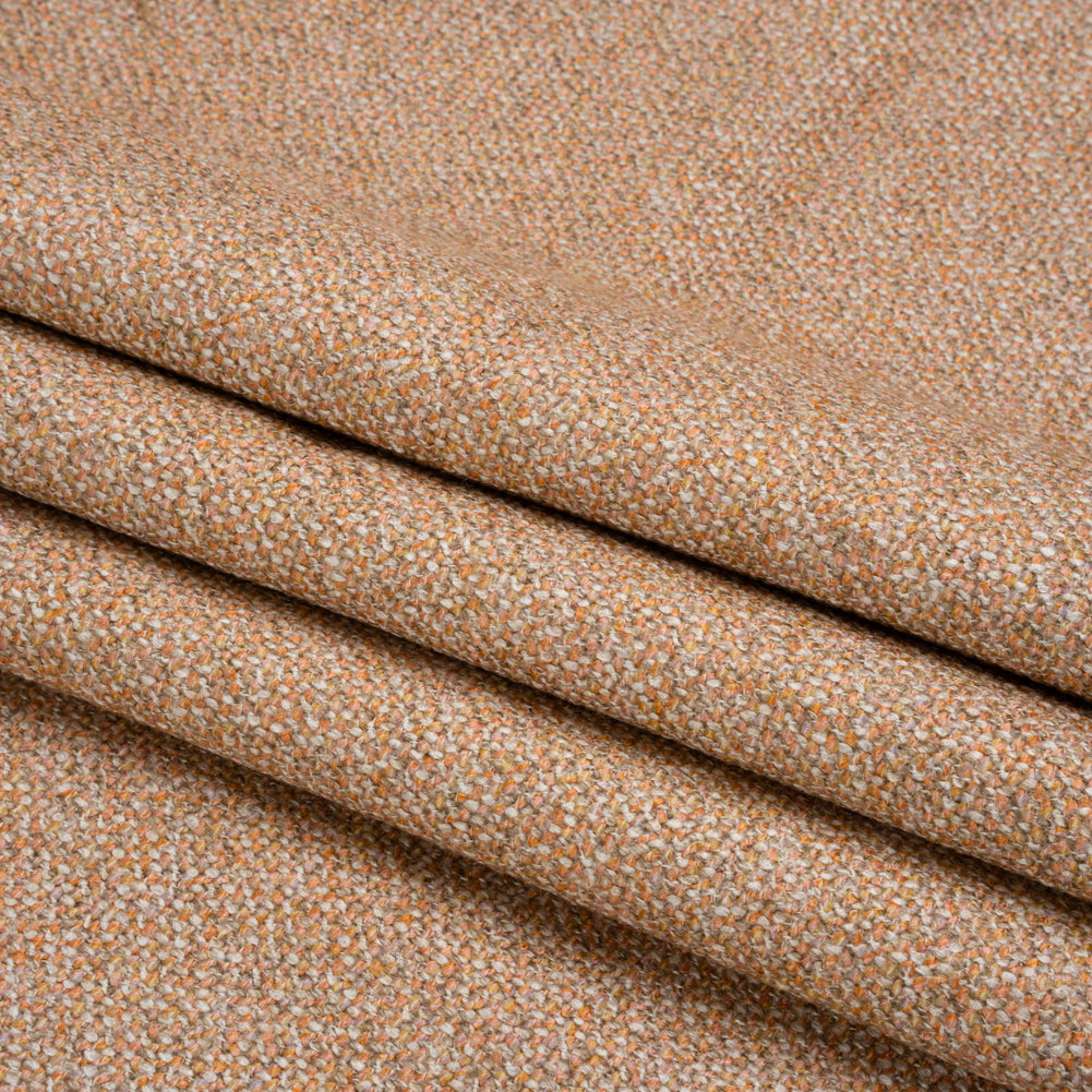 Upholstery Tweed with Latex Backing - Salmon - Wyverstone Collection