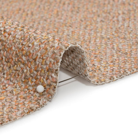 Upholstery Tweed with Latex Backing - Salmon - Wyverstone Collection