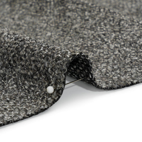 Upholstery Tweed with Latex Backing - Smoke - Wyverstone Collection
