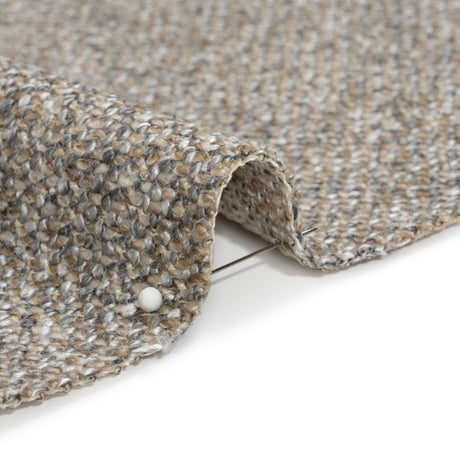 Upholstery Tweed with Latex Backing - Stone - Wyverstone Collection