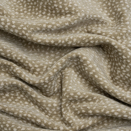 Upholstery Chenille - Beige Spotted - Remus Collection