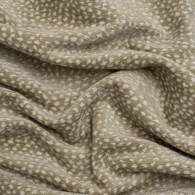 Upholstery Chenille - Beige Spotted - Remus Collection
