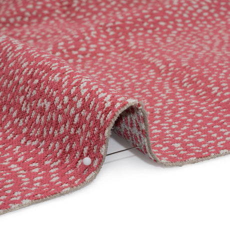 Upholstery Chenille - Bubblegum Spotted - Remus Collection