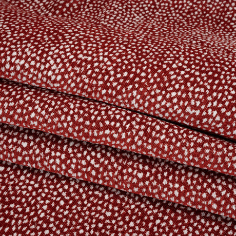 Upholstery Chenille - Cherry Spotted - Remus Collection