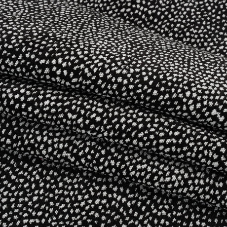 Upholstery Chenille - Ebony Spotted - Remus Collection