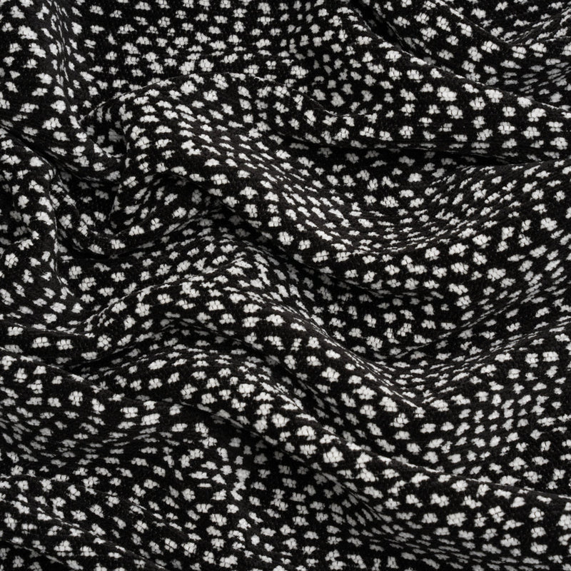 Upholstery Chenille - Ebony Spotted - Remus Collection