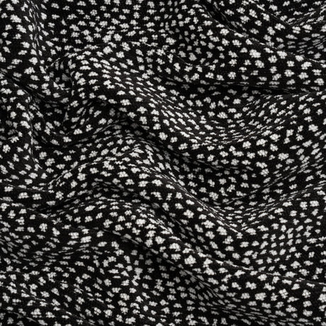 Upholstery Chenille - Ebony Spotted - Remus Collection