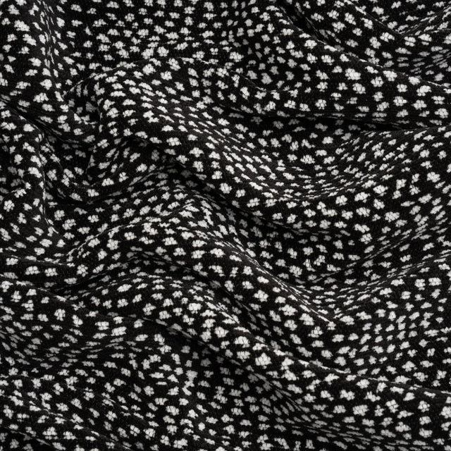 Upholstery Chenille - Ebony Spotted - Remus Collection