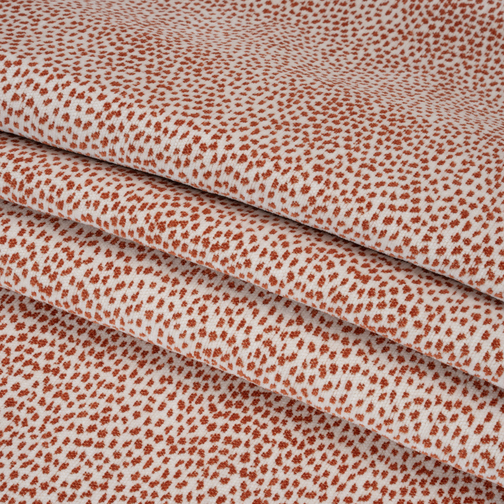Upholstery Chenille - Fire Spotted - Remus Collection