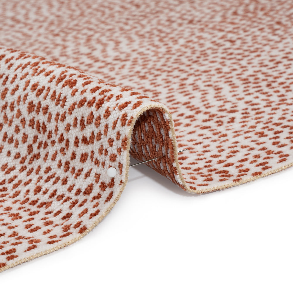 Upholstery Chenille - Fire Spotted - Remus Collection