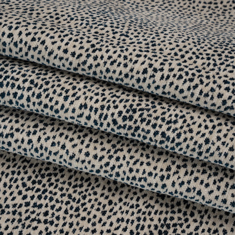 Upholstery Chenille - Indigo Spotted - Remus Collection