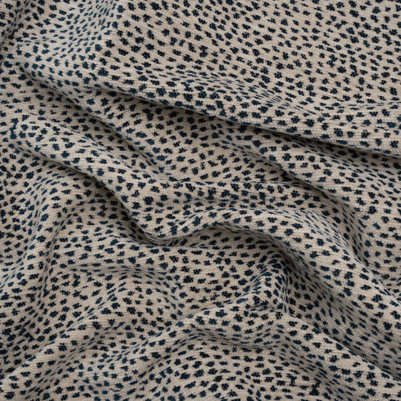 Upholstery Chenille - Indigo Spotted - Remus Collection
