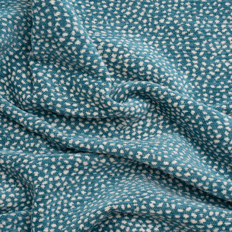 Upholstery Chenille - Peacock Spotted - Remus Collection