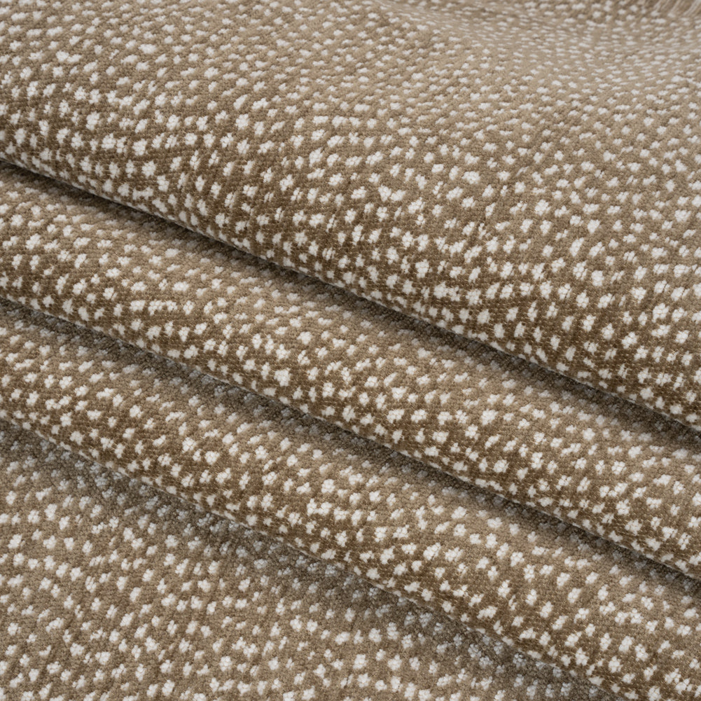 Upholstery Chenille - Perfect Taupe Spotted - Remus Collection