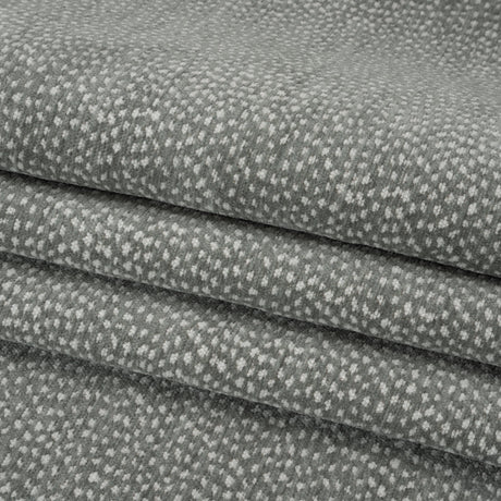 Upholstery Chenille - Platinum Spotted - Remus Collection