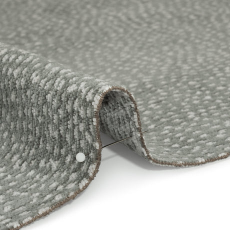 Upholstery Chenille - Platinum Spotted - Remus Collection