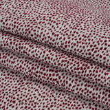 Upholstery Chenille - Raspberry Spotted - Remus Collection