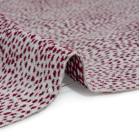 Upholstery Chenille - Raspberry Spotted - Remus Collection