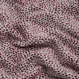 Upholstery Chenille - Raspberry Spotted - Remus Collection