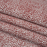 Upholstery Chenille - Ruby Spotted - Remus Collection