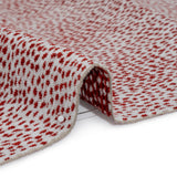 Upholstery Chenille - Ruby Spotted - Remus Collection