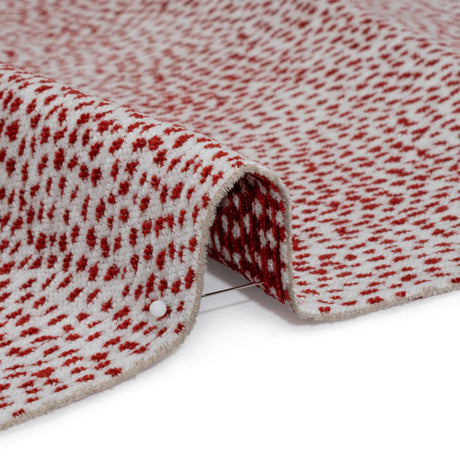 Upholstery Chenille - Ruby Spotted - Remus Collection