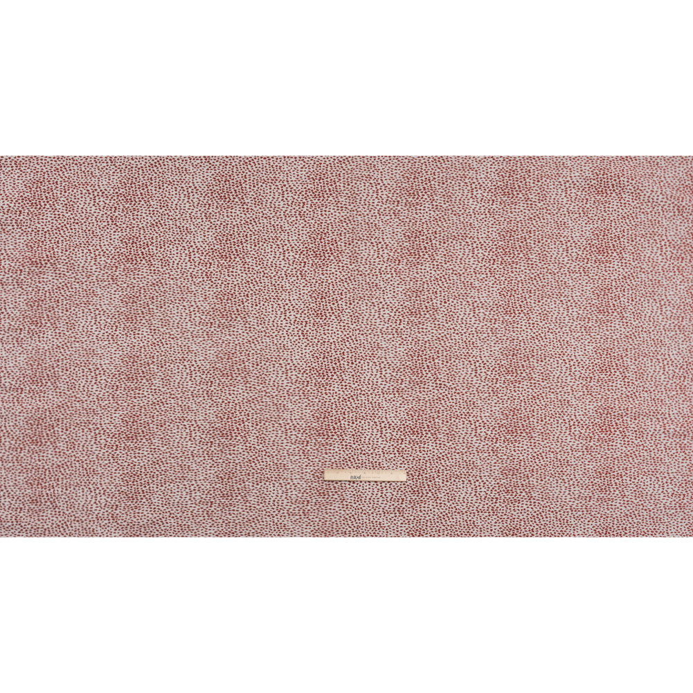Upholstery Chenille - Ruby Spotted - Remus Collection