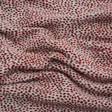 Upholstery Chenille - Ruby Spotted - Remus Collection