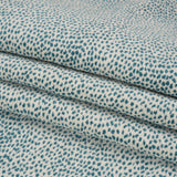 Upholstery Chenille - Teal Spotted - Remus Collection