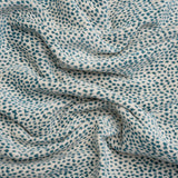 Upholstery Chenille - Teal Spotted - Remus Collection